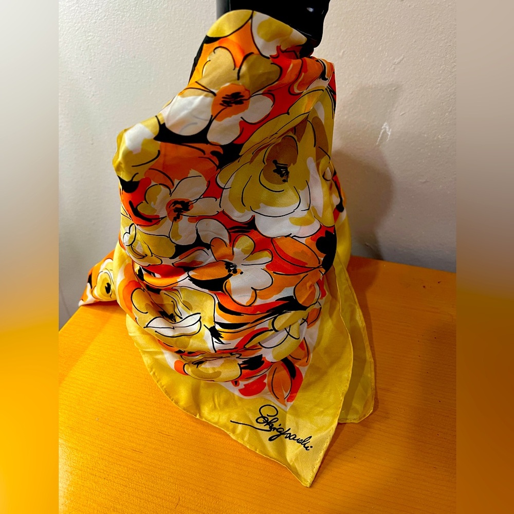 Vintage Schiaparelli Silk Scarf